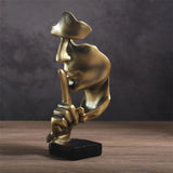 "Silence Is Golden" Sculpture