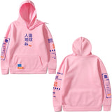 2022 Japan Harajuku Hoodie Sweatshirt Graphic Graffiti Kanji Hip Hop Streetwear Hoodie Cotton Autumn Winter Fleece Pullover 3XL