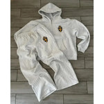 Zip Up Sports Tracksuit Set