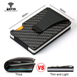 Carbon Fiber & Aluminum RFID Wallet