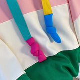 Taffy Color-Block Hoodies