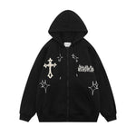 Goth Zip Up Hoodies