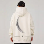 CRESCENT MOON Print Hoodies