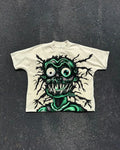 Awesome Green monster on Tshirt 