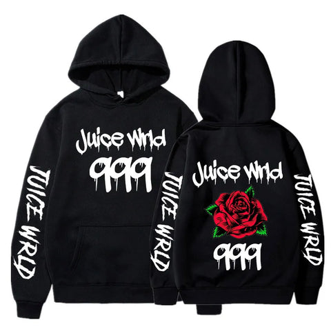 Juice Wrld Rose Hoodies