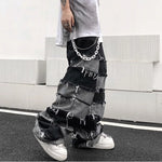 Men's Loose Patchwork Y2K Jeans