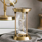 "15 Minutes" Retro Metal Hourglass