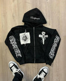 Y2K Sacred Cross Hoodies