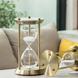 "15 Minutes" Retro Metal Hourglass