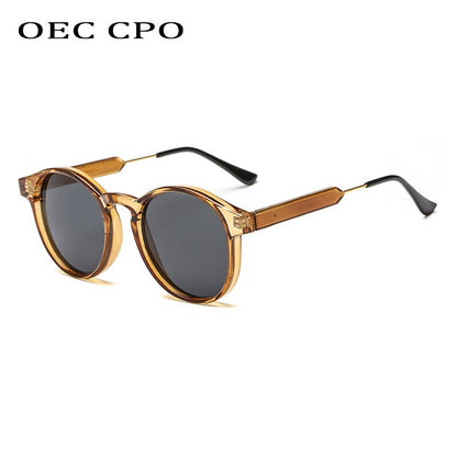 Classic Gold Alloy Legged Sunglasses