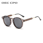 Classic Gold Alloy Legged Sunglasses