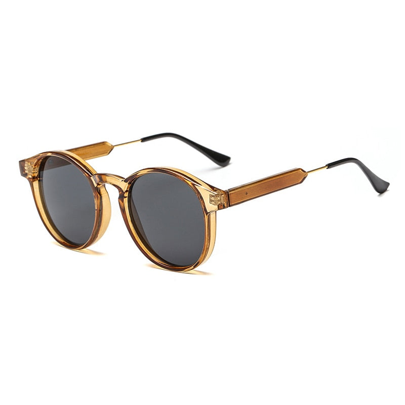 Classic Gold Alloy Legged Sunglasses