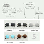 Metal Frame Polarized Sunglasses