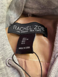 Rachel Zoe Faux Leather Camel Blazer Hoodie Size L