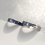 Van Gogh Starry Night Rings