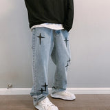 Y2K Comfort Cross Jeans